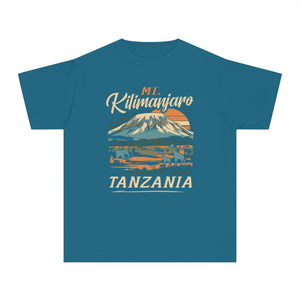 Mount Kilimanjaro Tanzania Comfort Colors Youth Kids T-Shirt