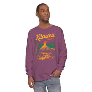 Kīlauea Hawaii Comfort Colors Unisex Long Sleeve T-Shirt