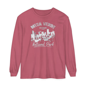 Mesa Verde National Park Colorado Comfort Colors Unisex Long Sleeve T-Shirt