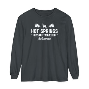Hot Springs National Park Arkansas Comfort Colors Unisex Long Sleeve T-Shirt