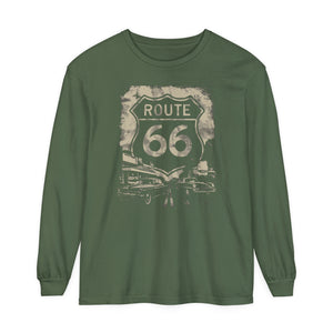 Route 66 USA Comfort Colors Unisex Long Sleeve T-Shirt