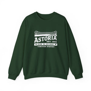 Astoria Oregon Gildan Unisex Crewneck Sweatshirt