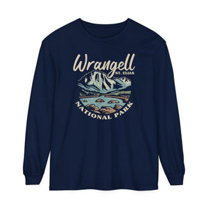 Wrangell-St. Elias National Park Alaska Comfort Colors Unisex Long Sleeve T-Shirt