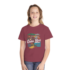 Costa Rica Comfort Colors Youth Kids T-Shirt