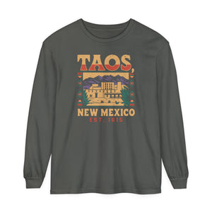Taos New Mexico Comfort Colors Unisex Long Sleeve T-Shirt