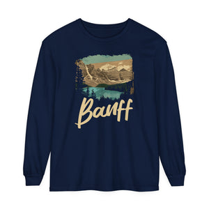 Banff National Park Alberta Comfort Colors Unisex Long Sleeve T-Shirt