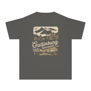 Gatlinburg Tennessee Great Smoky Mountains Comfort Colors Youth Kids T-Shirt
