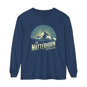 Matterhorn Switzerland Comfort Colors Unisex Long Sleeve T-Shirt