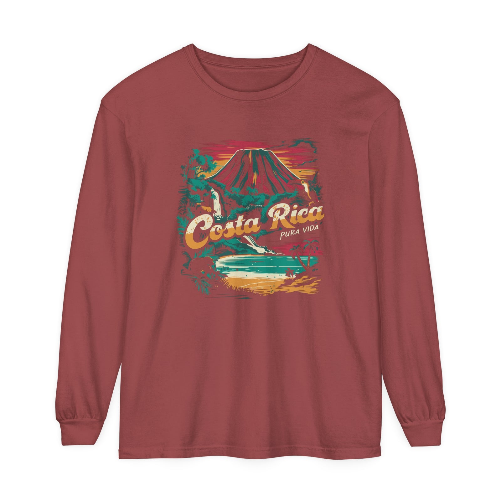 Costa Rica Comfort Colors Unisex Long Sleeve T-Shirt