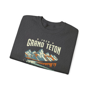 Grand Teton National Park Wyoming Gildan Unisex Crewneck Sweatshirt