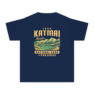 Katmai National Park Alaska Comfort Colors Youth Kids T-Shirt