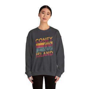 Coney Island New York Gildan Unisex Crewneck Sweatshirt