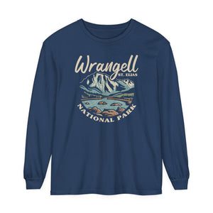 Wrangell-St. Elias National Park Alaska Comfort Colors Unisex Long Sleeve T-Shirt