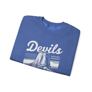 Devils Tower Wyoming Gildan Unisex Crewneck Sweatshirt