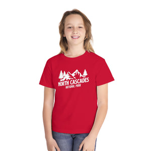 North Cascades National Park Washington Comfort Colors Youth Kids T-Shirt