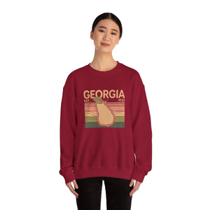 Georgia Peach Gildan Unisex Crewneck Sweatshirt