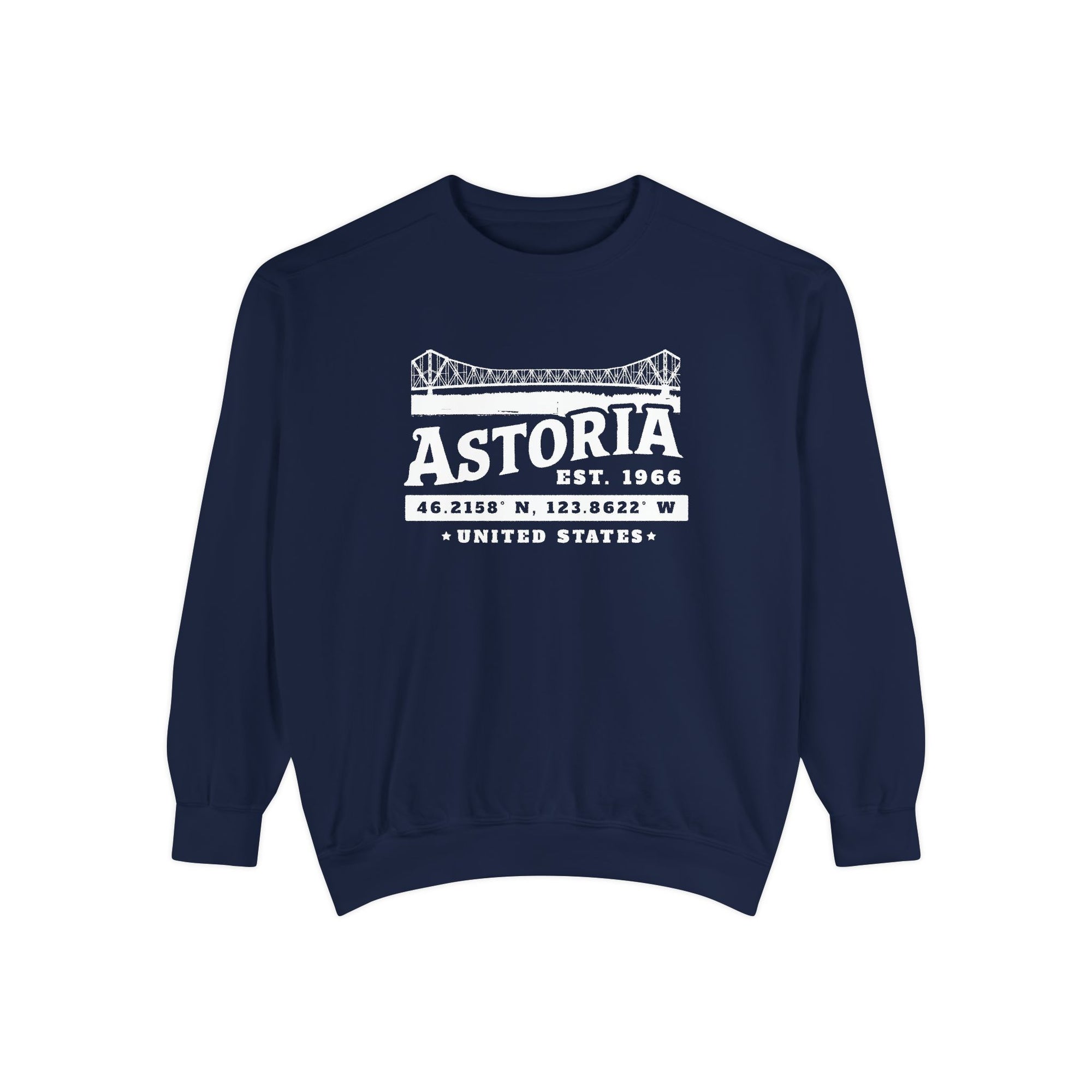 Astoria Oregon Comfort Colors Unisex Sweatshirt