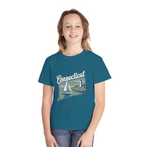 Connecticut Comfort Colors Youth Kids T-Shirt
