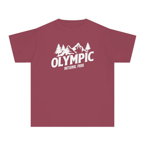 Olympic National Park Washington Comfort Colors Youth Kids T-Shirt