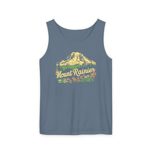 Mount Rainier Washington Comfort Colors Tank Top