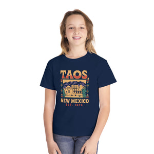 Taos New Mexico Comfort Colors Youth Kids T-Shirt