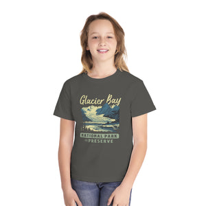 Glacier Bay National Park Alaska Comfort Colors Youth Kids T-Shirt