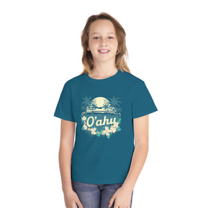 Oahu Hawaii Comfort Colors Youth Kids T-Shirt