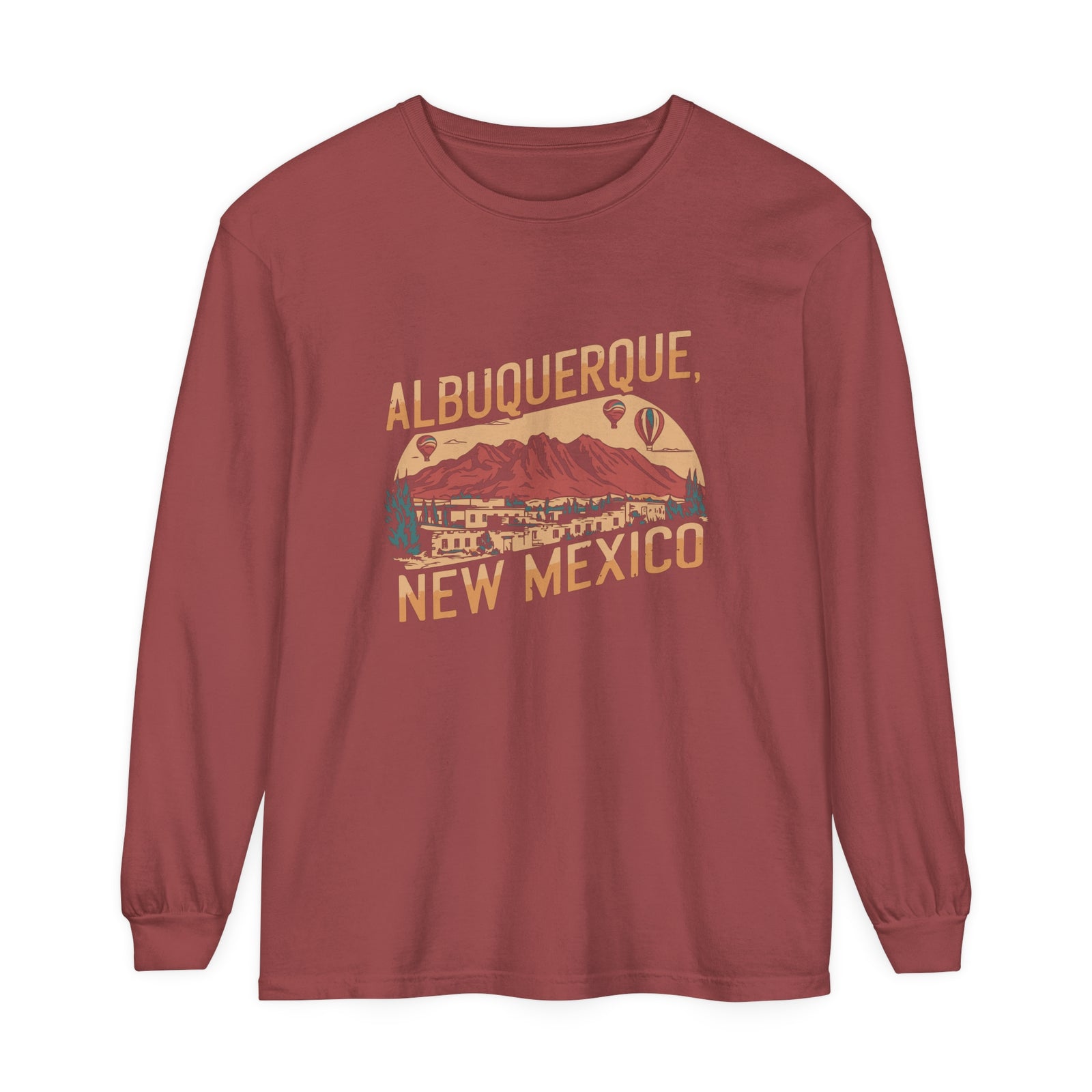 Albuquerque Hot Air Balloon Festival New Mexico Comfort Colors Unisex Long Sleeve T-Shirt