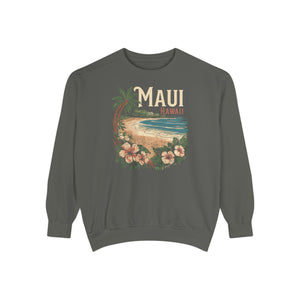 Maui Hawaii Comfort Colors Unisex Sweatshirt