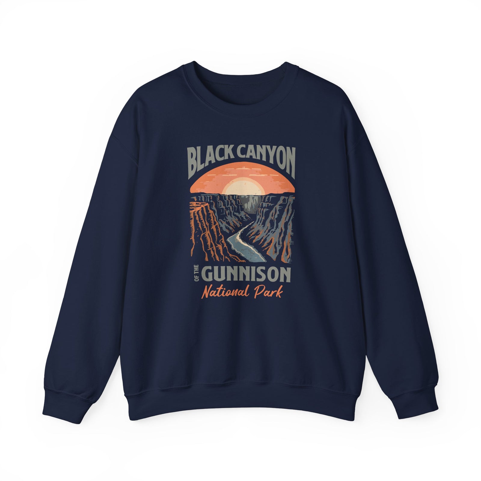 Black Canyon of the Gunnison Colorado Gildan Unisex Crewneck Sweatshirt