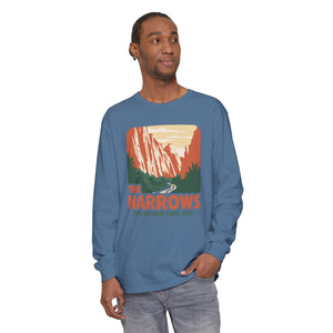 The Narrows Zion National Park Utah Comfort Colors Unisex Long Sleeve T-Shirt