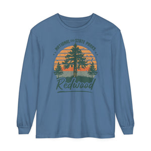 Redwood National Park California Comfort Colors Unisex Long Sleeve T-Shirt