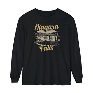 Niagara Falls New York Ontario Comfort Colors Unisex Long Sleeve T-Shirt