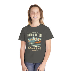 Grand Teton National Park Wyoming Comfort Colors Youth Kids T-Shirt