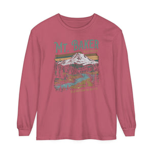 Mount Baker Washington Comfort Colors Unisex Long Sleeve T-Shirt