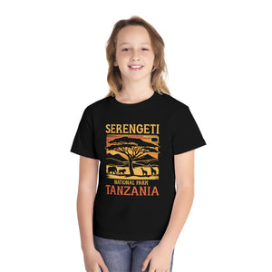 Serengeti Tanzania Comfort Colors Youth Kids T-Shirt