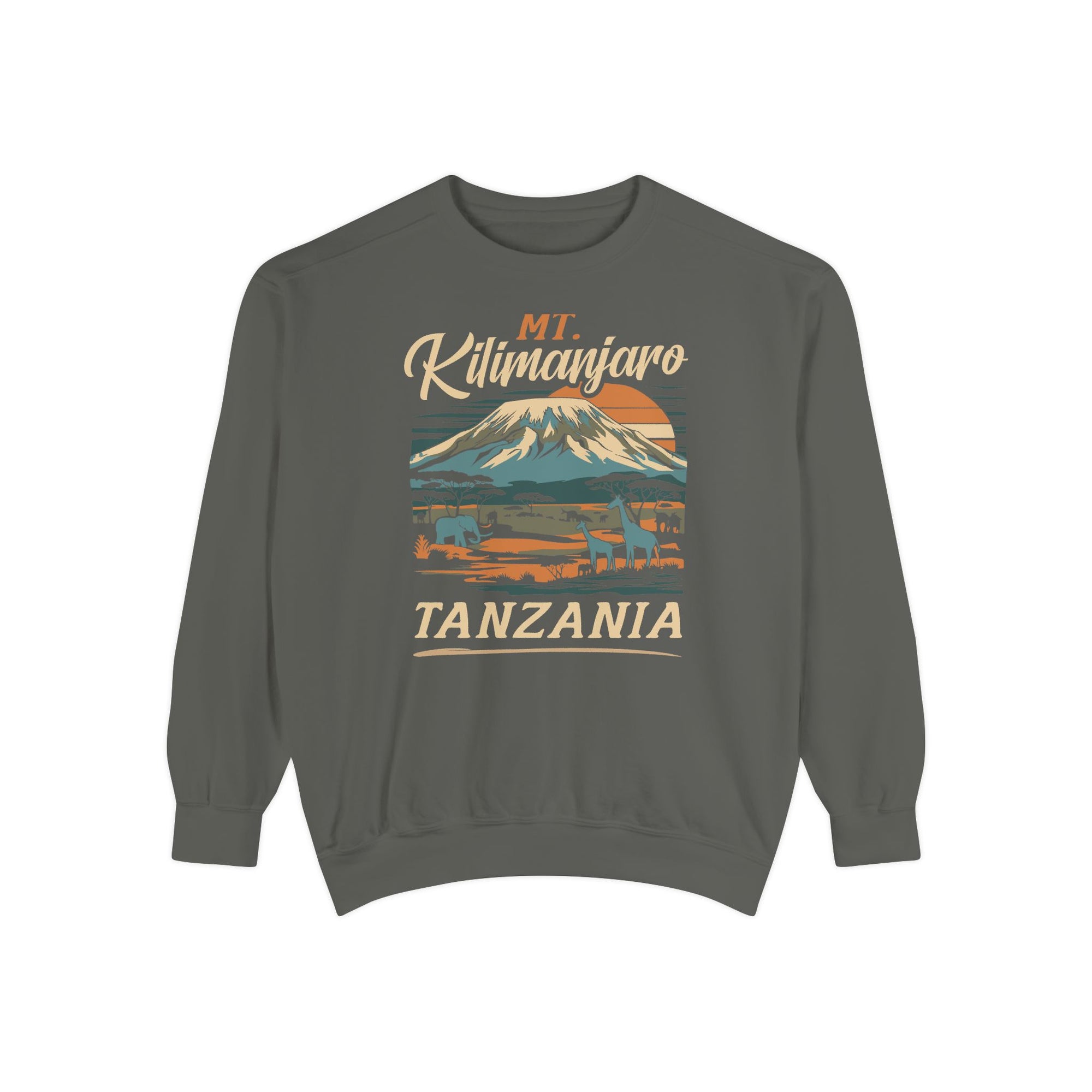 Mount Kilimanjaro Tanzania Comfort Colors Unisex Sweatshirt