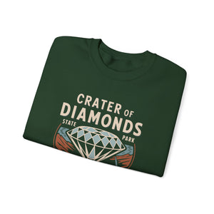 Crater of Diamonds State Park Arkansas Gildan Unisex Crewneck Sweatshirt