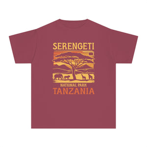 Serengeti Tanzania Comfort Colors Youth Kids T-Shirt