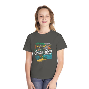 Costa Rica Comfort Colors Youth Kids T-Shirt