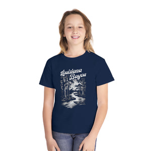 Louisiana Bayou Comfort Colors Youth Kids T-Shirt