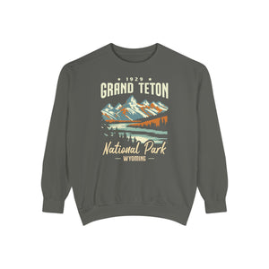 Grand Teton National Park Wyoming Comfort Colors Unisex Sweatshirt