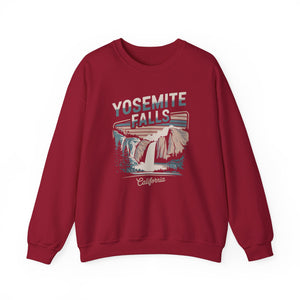 Yosemite Falls Yosemite National Park California Gildan Unisex Crewneck Sweatshirt