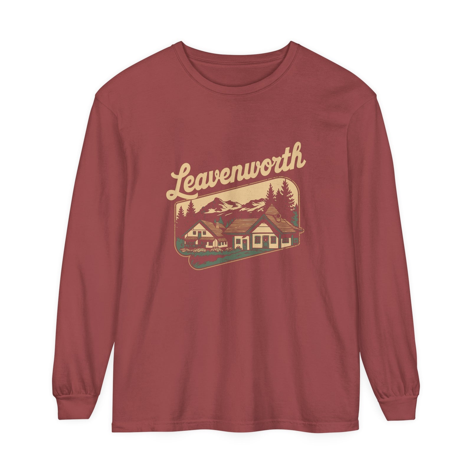 Leavenworth Washington Comfort Colors Unisex Long Sleeve T-Shirt