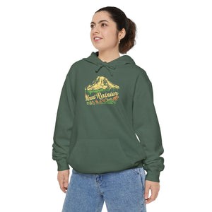 Mount Rainier Washington Comfort Colors Unisex Hoodie