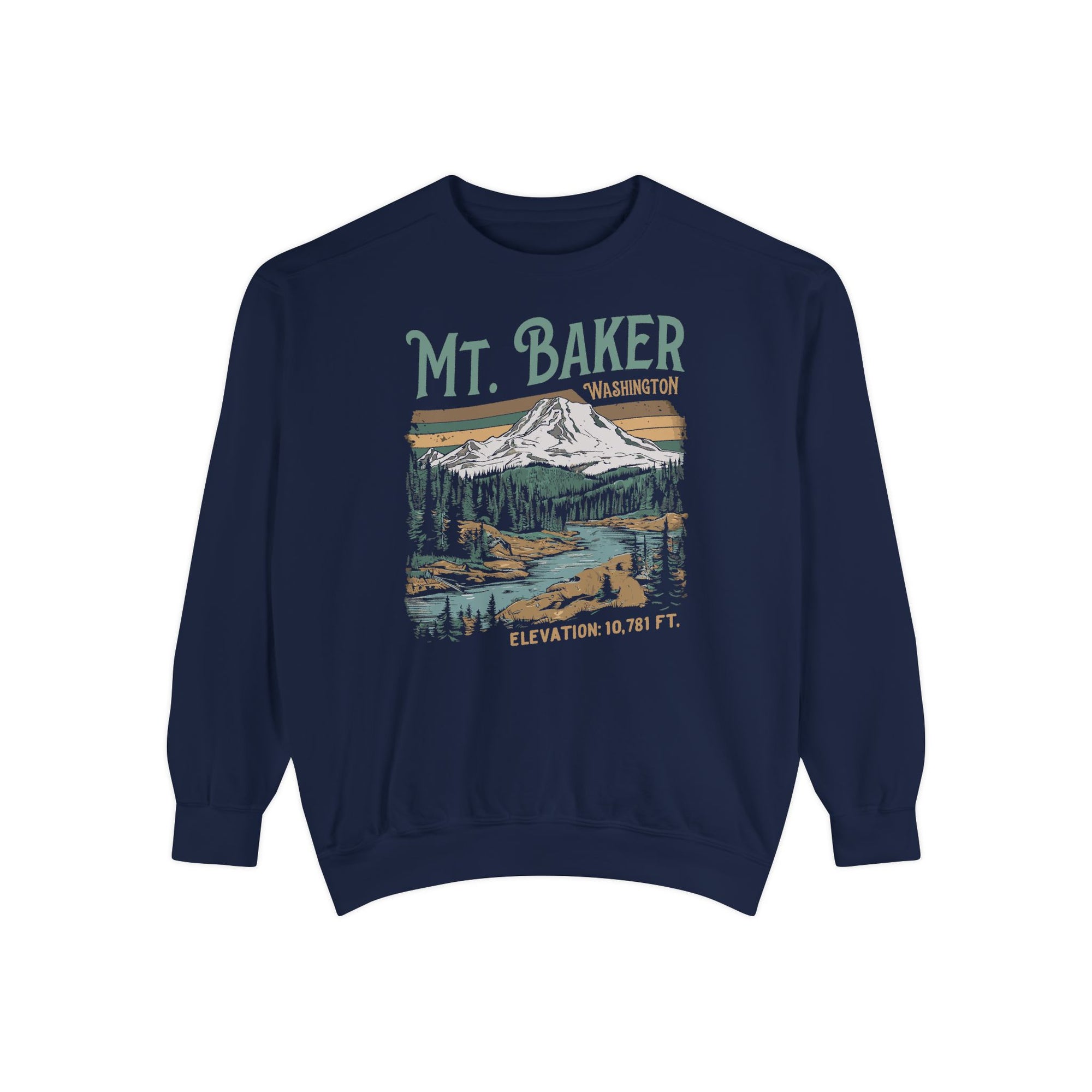 Mount Baker Washington Comfort Colors Unisex Sweatshirt