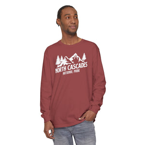 North Cascades National Park Washington Comfort Colors Unisex Long Sleeve T-Shirt