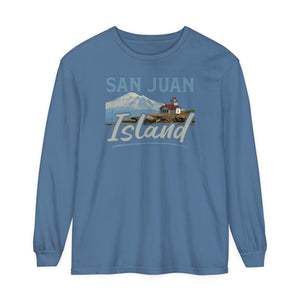 San Juan Island Washington Comfort Colors Unisex Long Sleeve T-Shirt