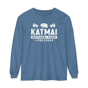 Katmai National Park Alaska Comfort Colors Unisex Long Sleeve T-Shirt