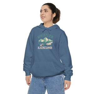 Whistler Blackcomb British Columbia Comfort Colors Unisex Hoodie